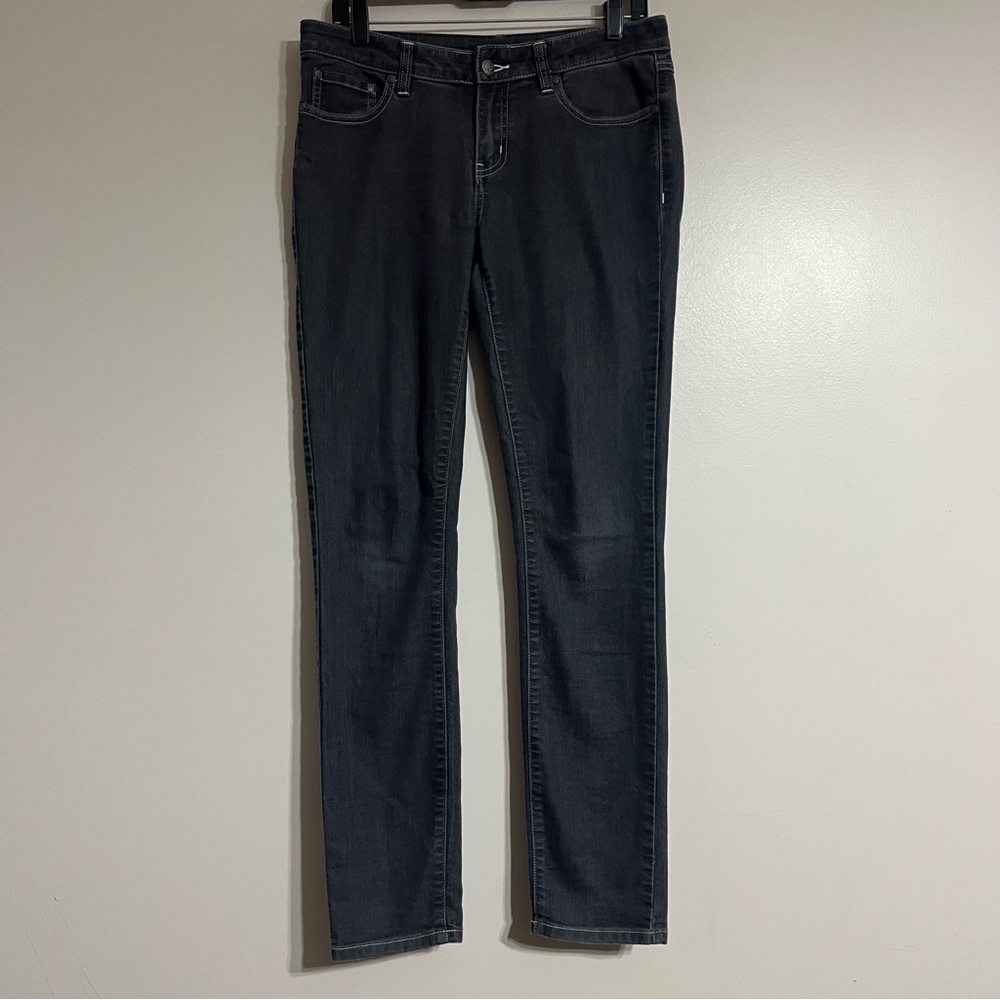 prAna Kayla Slim Fit Soft Jeans Women Size 6/28 Gray Stretch Denim UPF 50+